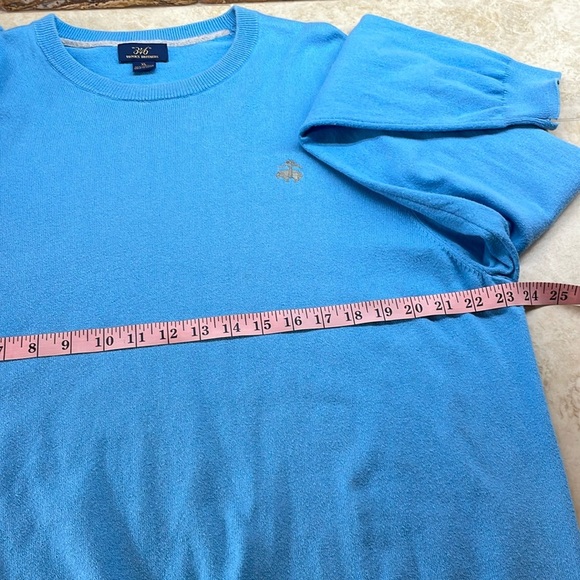 Brooks Brothers 346 Men’s Sweater Pullover Long Sleeve Cotton Cashmere Size XL - Picture 8 of 13